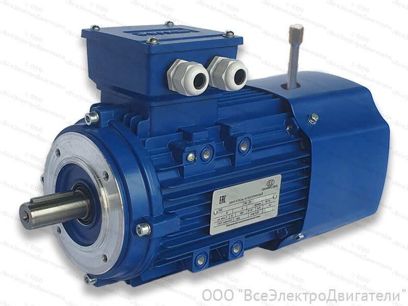 Электродвигатель с тормозом АИР 100 L4 Е2, IM2081 (4,0 кВт 1500 об/мин)1983093