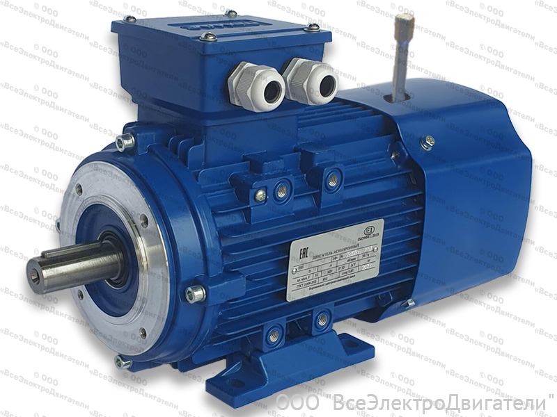 Электродвигатель с тормозом АИР 100 L4 Е2, IM2081 (4,0 кВт 1500 об/мин)1983081