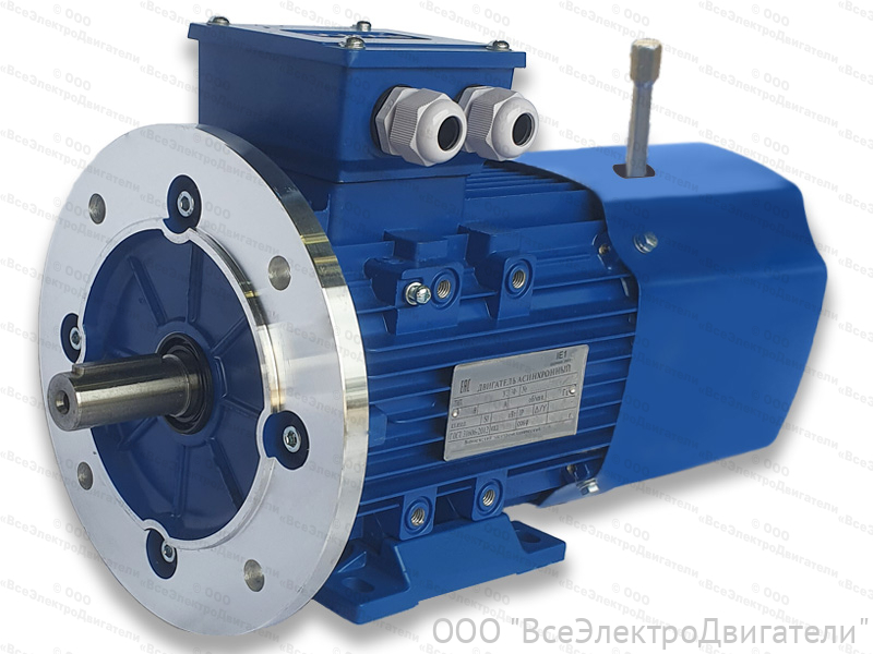 Электродвигатель с тормозом АИР 100 L4 Е2, IM2081 (4,0 кВт 1500 об/мин)1983090